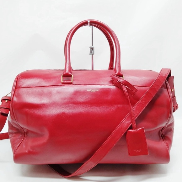 Saint Laurent Handbags - Saint Laurent Red Travel Bag
